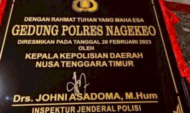 Resmikan-Mapolres-Nagekeo,-Kapolda-NTT:-Dengan-Adanya-Kantor-Yang-Baru,-Pelayanan-Semakin-Baik-serta-Harus-Kreatif-dan-Inovatif