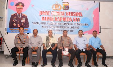 Kapolda-dan-Wakapolda-NTT-Gelar-Jumat-Curhat-Bersama-Mahasiswa-Undarma-Kupang
