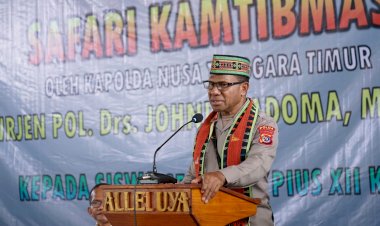 Safari-Kamtibmas-di-Seminari-Pius-XII-Kisol,-Kapolda-NTT-:-Terus-Kembangkan-Diri-Dengan-Giat-Belajar,-Taat-Hukum-dan-Disiplin