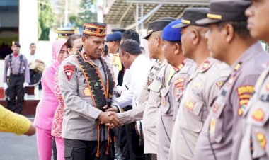 Cek-Situasi-dan-Kondisi-Jajarannya,-Kapolda-NTT-Kunjungi-Polres-Manggarai