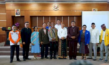 Kunker-di-Manggarai,-Kapolda-NTT-Melakukan-Tatap-Muka-dengan-Forkopimda-Kabupaten-Manggarai