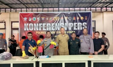 Konferensi-Pers-Kasus-Pembunuhan-di-Kompleks-BTN,-Kapolres-TTU-:-Komitmen-Hadir-Ciptakan-Harkamtibmas-yang-Kondusif