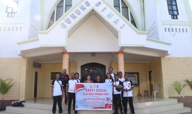 Sambut-Hari-Bhayangkara-ke-77,-Jajaran-Polda-NTT-Gelar-Baksos-di-Sejumlah-Tempat-Ibadah
