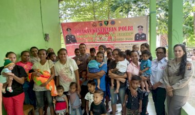 Sambut-Hari-Bhayangkaya-ke-77,-Biddokes-Polda-NTT-Gelar-Bakti-Sosial-Kesehatan-di-Kabupaten-Kupang