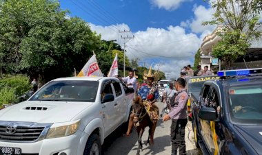Amankan-Proses-Pendaftaran-Partai-dan-Bakal-Calon-Anggota-DPRD,-Polres-Rote-Ndao-Kerahkan-Personel-Berjaga-di-KPU
