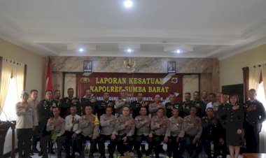 Lapsat-Kapolres-Sumba-Barat,-AKBP-Benny-Arief:-Utamakan-Kepentingan-Institusi