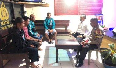 Dimediasi-Bhabinkamtibmas-Rinbesihat-Polres-Belu,-Kasus-Ayah-Pukul-Anak-Kandung-Akhirnya-Berakhir-dengan-Damai