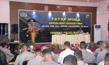 Kapolda-NTT-Kunjungi-Polres-Malaka,-Beri-Semangat-dan-Arahan-untuk-Anggota