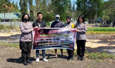 Operasi-Bina-Karuna-Turangga-2023:-Polda-NTT-Sosialisasi-Stop-Membakar-Hutan-dan-Lahan-di-Kota-Kupang