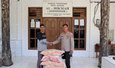 Polresta-Kupang-Kota-Menebar-Kepedulian-Lewat-Bantuan-Sembako