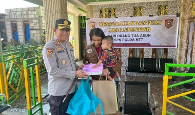 Pemberian-Makanan-Sesuai-Kebutuhan-Gizi-dan-Susu-Berkala:-Upaya-SPN-Polda-NTT-Peduli-Anak-Stunting