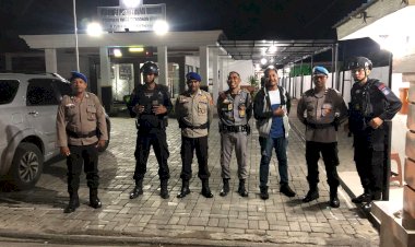 Jaga-Kondusifitas-Kampanye-Pemilu-2024,-Personel-OMB-Gelar-Patroli-Malam