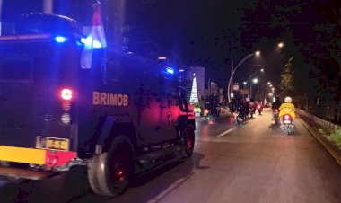 Operasi-Cipta-Kondisi-Satbrimob-Polda-NTT-di-Awal-Tahun:-Pengamanan-dan-Patroli-Menyeluruh-di-Kota-Kupang