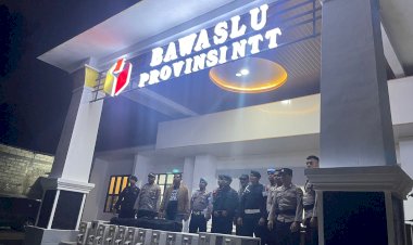 Satgas-OMB-Turangga-Jaga-Kamtibmas-di-Jalur-Pemilu-NTT:-Patroli-dan-Imbauan-Preventif-di-Kota-Kupang