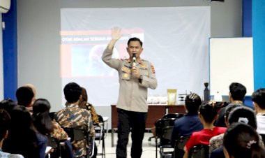 Kegiatan-Polisi-Mengajar-di-LP3I-Kupang:-Membangun-Generasi-Coffeepreneur-Masa-Depan