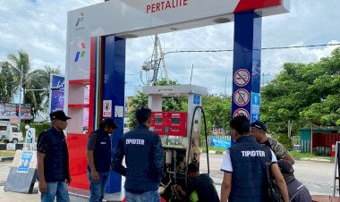 Cegah-Praktek-Kecurangan,-Jelang-Mudik-Lebaran,-Ditreskrimsus-Polda-NTT -Lakukan-Pengecekan-SPBU-di-Kota-Kupang
