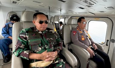 Kapolri-Panglima-TNI-Patroli-Udara-Cek-Kesiapan-Mudik-di-Pelabuhan-Gilimanuk