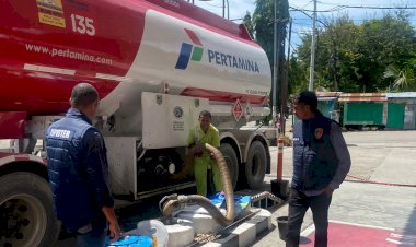 Pastikan-Mudik-Lebaran-Aman,-Ditreskrimsus-Polda-NTT-Rutin-Awasi-SPBU-di-Kota-Kupang