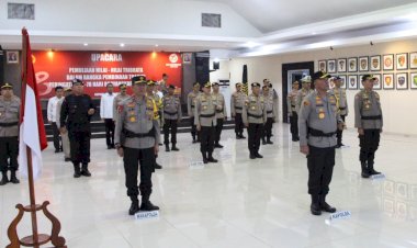 Kapolda-NTT-Irjen-Pol-Daniel-Tahi-Monang-Silitonga,-S.H.,-M.A.-Mengikuti-Upacara-Pemuliaan-Nilai-nilai-Tribrata