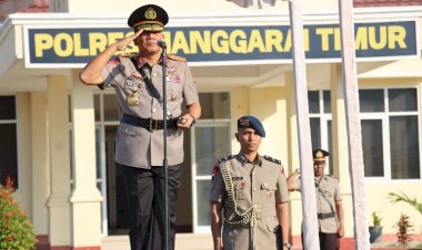 Kapolda-NTT-Pimpin-Upacara-Memperingati-Hari-Juang-Polri-di-Polres-Manggarai-Timur