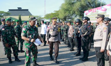 Jelang-Kunjungan-Presiden-Jokowi-di-NTT,-TNI-Polri-Siagakan-Pengamanan-VVIP-di-Kupang