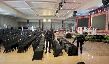 Satgas-Tindak-Ops-Mantap-Praja-Turangga-Sterilisasi-Lokasi-Debat-Calon-Gubernur-NTT-di-Kupang