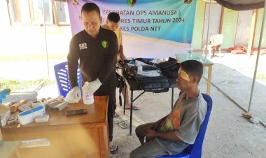 Polda-NTT-Hadir-di-Tengah-Warga:-Beri-Layanan-Kesehatan-Gratis-di-Desa-Bugalima