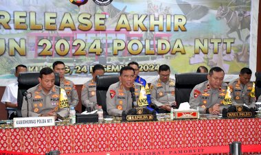 Press-Release-Akhir-Tahun:-Kapolda-NTT-Komitmen-Tingkatkan-Profesionalisme-Polri