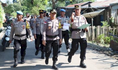 Cek-Kebersihan-Sekaligus-Jaga-Aset-Polri,-Wakapolres-Belu,-KOMPOL-Lorensius-Lakukan-Pengecekan-Asrama-Dinas