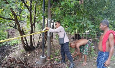 Langkah-Cepat-Polsek-Waigete,-Amankan-Jalur-Trans-Maumere-Larantuka-dari-Ancaman-Deker-Nyaris-Putus
