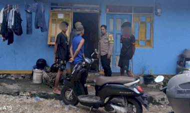 Sering-Miras-dan-Putar-Musik-Keras-Hingga-Tengah-Malam,-Bhabinkamtibmas-Tertibkan-Kos-kosan-di-Kayu-Putih.