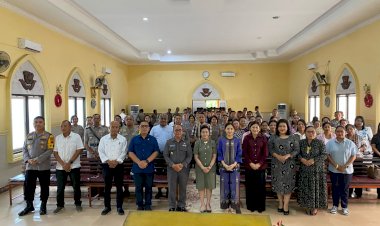 Polda-NTT-Gelar-Binrohtal,-Perkuat-Iman-dan-Karakter-Personel-Polri