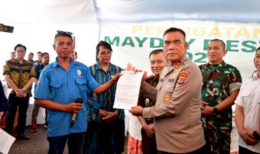 MayDay-Fiesta-2025-di-Polda-NTT,-Buruh-Sampaikan-Aspirasi-Langsung-ke-Pemerintah-dan-Institusi-Terkait