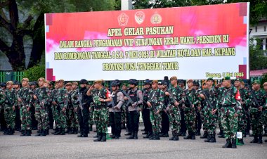 Wapres-Gibran-Akan-Kunjungi-NTT,-TNI-Polri-Gelar-Apel-Gabungan-Jelang-Kunjungan-Kerja
