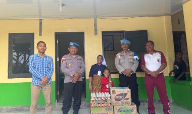 Menjelang-HUT-Bhayangkara-ke-79,-Bidpropam-Polda-NTT-Gelar-Baksos-di-Panti-Asuhan-Bhakti-Luhur-Baumata