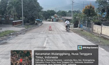 Aktivitas-Gunung-Lewotobi-Laki-Laki-Masih-Terkendali,-Polres-Flotim-Koordinasi-Tangani-Warga-di-Zona-Rawan