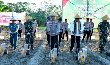 Polda-NTT-Gelar-Penanaman-Jagung-Serentak-Kuartal-III-Dukung-Swasembada-Pangan