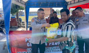 Polres-Sumba-Barat-Gelar-Gerakan-Pangan-Murah,-Warga-Antusias-Borong-Beras-Terjangkau