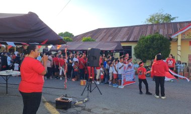 Semarak-Jalan-Sehat-Warga-Asrama-Polda-NTT:-Meriahkan-HUT-ke-80-RI-dengan-Penuh-Kebersamaan