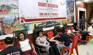 Semarak-Hari-Jadi-ke-77-Polwan-RI,-Polda-NTT-Gelar-Bhakti-Kesehatan-Donor-Darah-dan-Sosialisasi-Perawatan-Gigi