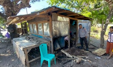 Polda-NTT-Tindak-Tegas-Insiden-Pembakaran-dan-Bentrokan-Antar-Pemuda-di-Alor,-Dua-Pemuda-diamankan