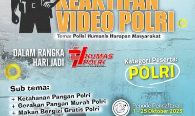 Polri-Ajak-Masyarakat-Berkreasi-dalam-Lomba-Kreatif-HUT-ke-74-Humas-Polri-2025:-“Polisi-Humanis-Harapan-Masyarakat”