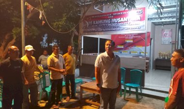 Wakapolda-NTT-Tinjau-Dua-Pos-Kamling-di-Kota-Kupang,-Pastikan-Keamanan-Lingkungan-Tetap-Kondusif