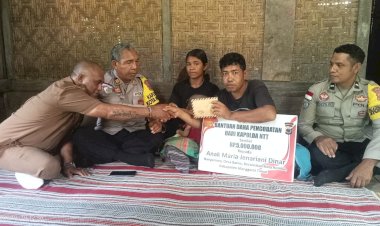 Kapolda-NTT-Berikan-Bantuan-Kemanusiaan-kepada-Balita-Penderita-Hidrosefalus-di-Manggarai-Timur