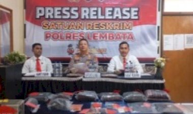 Polres-Lembata-Ungkap-10-Kasus-Pencurian-di-8-Lokasi,-Kapolda-NTT-Apresiasi-Kinerja-Jajaran