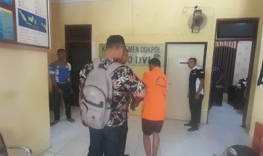 Ditpolairud-Polda-NTT-Limpahkan-Tersangka-Kasus-Pembunuhan-di-Atas-Kapal-ke-Kejaksaan