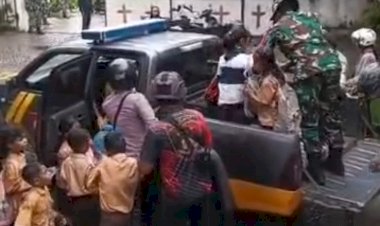 Sinergi-TNI-Polri-Bergerak-Cepat-Amankan-Konflik-Warga-di-Adonara,-Keselamatan-Anak-Anak-Menjadi-Prioritas