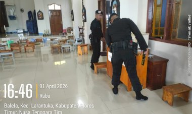 Jelang-Puncak-Semana-Santa-2026,-Tim-Jibom-Polda-NTT-Sterilisasi-Gereja-Prioritas-di-Larantuka