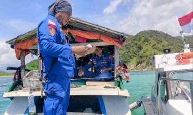 Satpolairud-Polres-Ende-Gagalkan-Penangkapan-Ilegal-3-Ton-Keong-Lola-di-Perairan-Wewaria