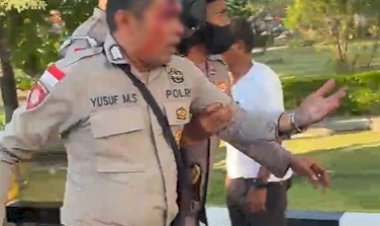 Polda-NTT-Kedepankan-Pendekatan-Humanis-Saat-Aksi-Unjuk-Rasa-di-Kupang,-Dua-Anggota-Polisi-Terluka-Akibat-Lemparan-Batu